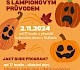 Halloweenské dlabání dýní s lampionovým průvodem