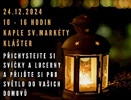 Betlémské světlo - 24/12/24 - 10 - 16 hodin Kaple sv. Markéty