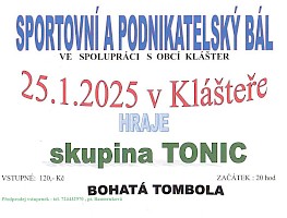 Sportovní a podnikatelský bál - 25/1/25